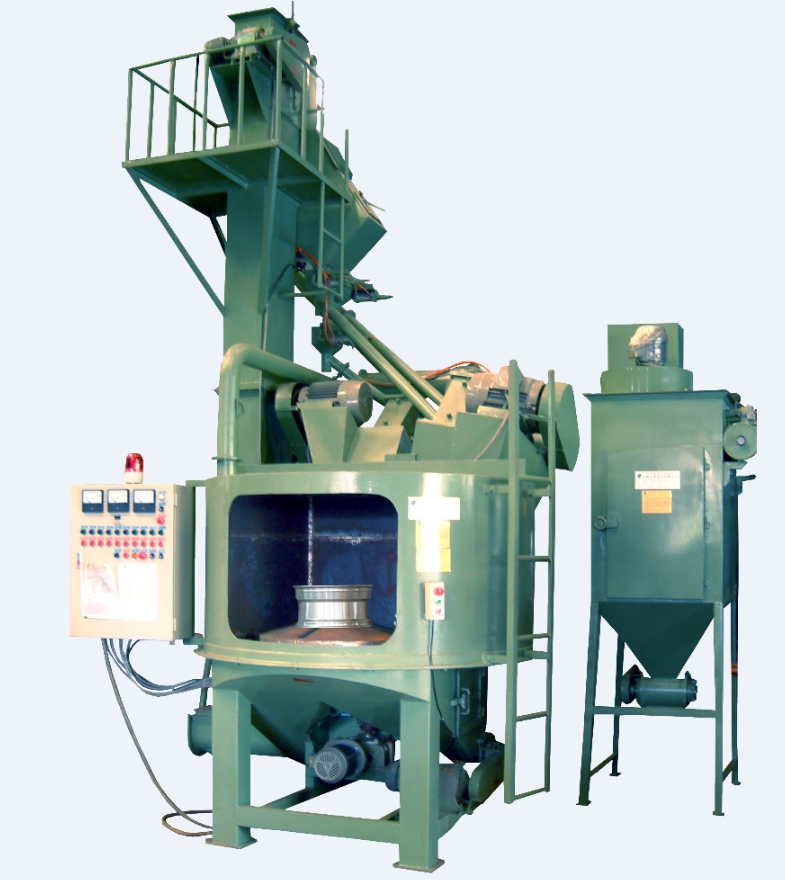 Shot-Peening Machine for Aluminum Alloy Wheels